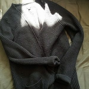 Long cardigan with pockets